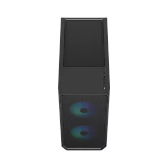 Fractal Design Focus 2 RGB Black TG Nuanță transparentă/Midi Tower/Transpar./Negru