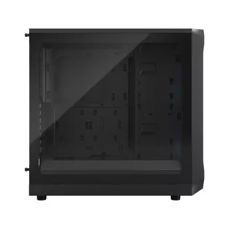 Fractal Design Focus 2 RGB Black TG Nuanță transparentă/Midi Tower/Transpar./Negru