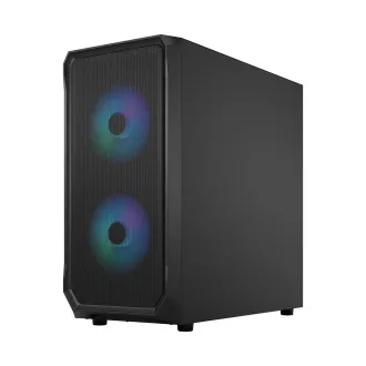 Fractal Design Focus 2 RGB Black TG Nuanță transparentă/Midi Tower/Transpar./Negru