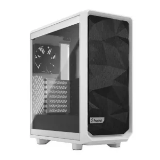 Fractal Design Meshify 2 Compact White TG Nuanță transparentă/Midi Tower/Transpar./Alb Fractal Design Meshify 2 Compact White TG Nuanță transparentă/Midi Tower/Transpar./Alb