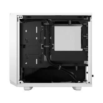 Fractal Design Meshify 2 Nano White TG Nuanță transparentă/Mini ITX/Transpar./Alb Fractal Design Meshify 2 Nano White TG Nuanță transparentă/Mini ITX/Transpar./Alb