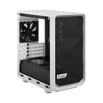 Fractal Design Meshify 2 Mini White TG Nuanță transparentă/Micro ATX/Transpar./Alb