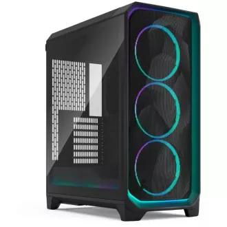 Fractal Design Meshify 3 Ambience Pro/Midi Tower/Transparent/Negru