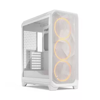 Fractal Design Meshify 3 TG/Midi Tower/Transparent/Alb