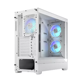 Fractal Design Pop Air RGB Alb TG Nuanță transparentă/Midi Tower/Transpar./Alb