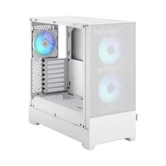 Fractal Design Pop Air RGB Alb TG Nuanță transparentă/Midi Tower/Transpar./Alb
