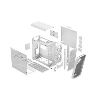 Fractal Design Torrent RGB White TG Clear Tint/Midi Tower/Transpar./White
