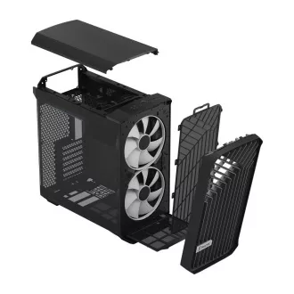 Fractal Design Torrent Compact RGB Black TG Light/Midi Tower/Transpar./Negru
