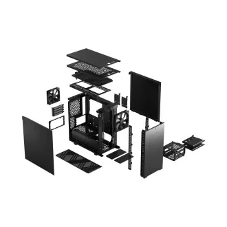 Fractal Design Define 7 Mini Black Solid/Micro ATX/Negru