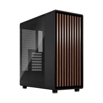 Fractal Design North Charcoal Black TG Dark/Midi Tower/Transparent/Negru Fractal Design North Charcoal Black TG Dark/Midi Tower/Transparent/Negru