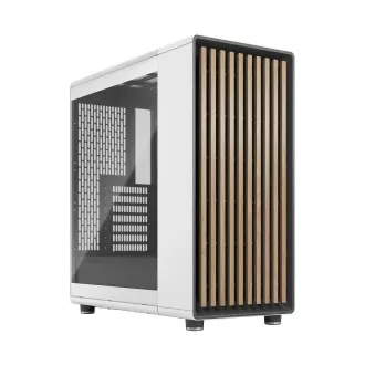 Fractal Design North Chalk White TG Clear/Midi Tower/Transparent/Alb