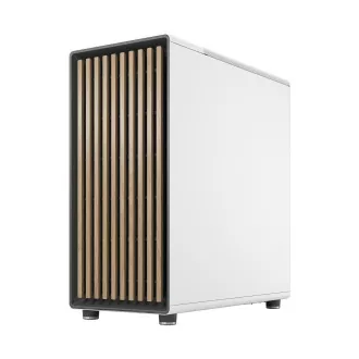 Fractal Design North Chalk White TG Clear/Midi Tower/Transparent/Alb