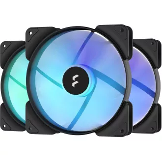 Fractal Design Aspect 14 RGB PWM negru cadru negru - pachet de 3 bucăți