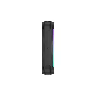 Fractal Design Momentum 12 RGB, Negru