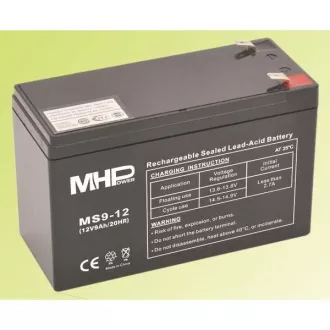 Baterie Pb MHPower VRLA AGM 12V/9Ah (MS9-12) Baterie Pb MHPower VRLA AGM 12V/9Ah (MS9-12)