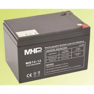 Baterie Pb MHPower VRLA AGM 12V/12Ah (MS12-12)