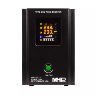 Alimentare de rezervă MHPower MPU700-12, UPS, 700W, sinusoidal pur Alimentare de rezervă MHPower MPU700-12, UPS, 700W, sinusoidal pur