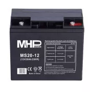 Baterie plumb-acid MHPower MS20-12 AGM 12V/20Ah T5