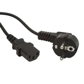 Cablu de alimentare Gembird IEC C13, negru, 1,8m Cablu de alimentare Gembird IEC C13, negru, 1,8m