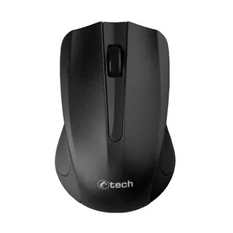 C-tech WLM-01/Office/Optic/1.200 DPI/USB fără fir/Negru