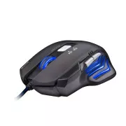 C-TECH Akantha/Gaming/Optic/Drepți/2.400 DPI/USB cu fir/Albastru