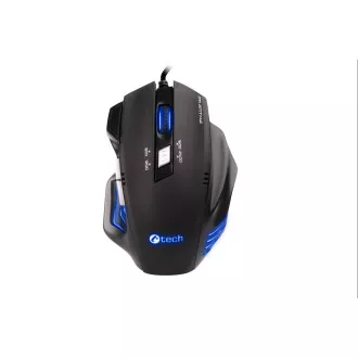 C-TECH Akantha/Gaming/Optic/Drepți/2.400 DPI/USB cu fir/Albastru C-TECH Akantha/Gaming/Optic/Drepți/2.400 DPI/USB cu fir/Albastru