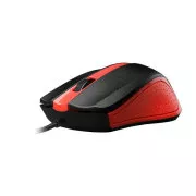 Mouse C-TECH WM-01, roșu, USB