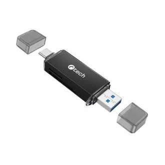 Cititor de carduri C-tech UCR-02-AL, USB 3.0 TIP A/ TIP C, SD/micro SD Cititor de carduri C-tech UCR-02-AL, USB 3.0 TIP A/ TIP C, SD/micro SD