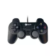 Gamepad C-TECH Callon pentru PC/PS3, 2x analog, intrare X, vibrator, cablu de 1,8 m, USB
