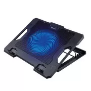 Placă de răcire C-TECH CLP-S100, 17", 1x 140mm, 2x USB, iluminare din spate albastră