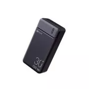 Powerbank C-tech 30000mAh, Li-Pol, 20W, USB-C/USB-A/micro USB