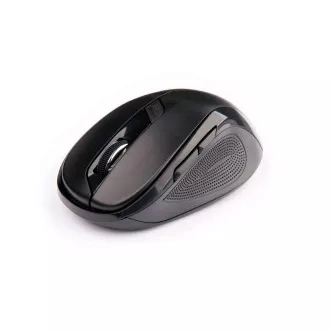 Mouse C-TECH WLM-02/Ergonomic/Optic/Pentru dreptaci/1.600 DPI/USB fără fir/Negru