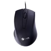 Mouse C-TECH WM-07/Ergonomic/Optic/Pentru dreptaci/1200 DPI/USB cu fir/Negru