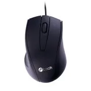 Mouse C-TECH WM-07/Ergonomic/Optic/Pentru dreptaci/1200 DPI/USB cu fir/Negru