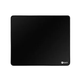 Mouse pad C-TECH MP-01, negru, 320x270x4mm, margini cusute