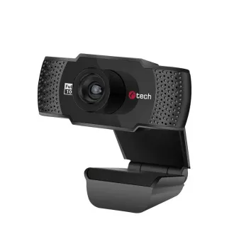 Cameră web C-TECH CAM-11FHD, 1080P, microfon, negru