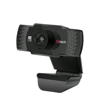 Cameră web C-TECH CAM-11FHD, 1080P, microfon, negru Cameră web C-TECH CAM-11FHD, 1080P, microfon, negru