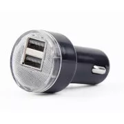 Gembird 2x încărcător auto USB 2.1A, negru