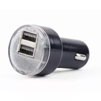 Gembird 2x încărcător auto USB 2.1A, negru