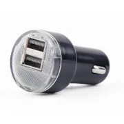 Gembird 2x încărcător auto USB 2.1A, negru