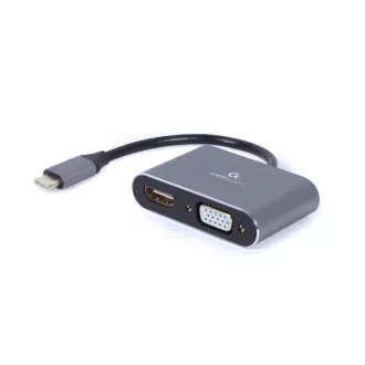 Gembird USB-C/HDMI, adaptor VGA