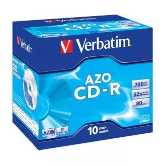 VERBATIM CD-R(10-Pack)Jewel/Cristal/52x/700MB