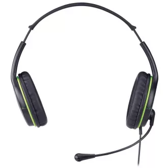 Căști cu microfon GENIUS HS-400A verzi + adaptor