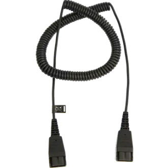 Prelungitor Jabra, QD-QD, 0,5-2m, spiralat Prelungitor Jabra, QD-QD, 0,5-2m, spiralat