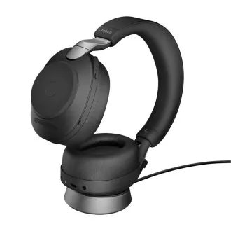 Jabra Evolve2 85/Stereo/ANC/BT/Wireless/MS/Stand/Negru