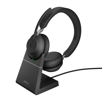Jabra Evolve2 65/Stereo/USB/BT/Wireless/Stand/Negru