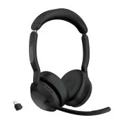 Jabra Evolve2 55/Stereo/ANC/USB-C/BT-USB/Wireless/MS/Negru