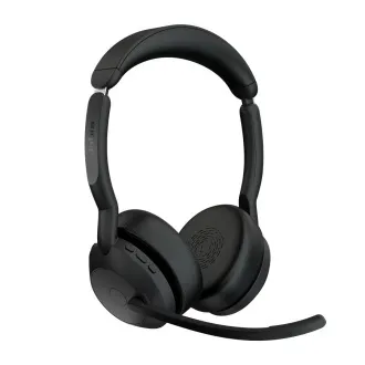 Jabra Evolve2 55/Stereo/ANC/USB-C/BT-USB/Wireless/Stand/Negru