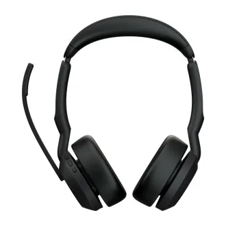 Jabra Evolve2 55/Stereo/ANC/USB-C/BT-USB/Wireless/Stand/Negru