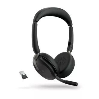 Jabra Evolve2 65 Flex/Stereo/ANC/USB/BT-USB/Wireless/MS/Negru